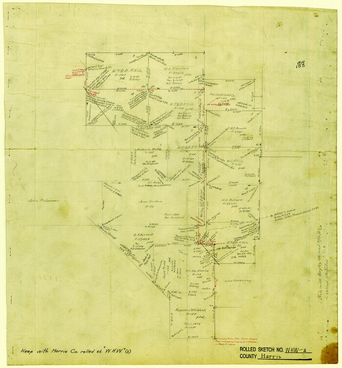 6148, Harris County Rolled Sketch WHW2, General Map Collection