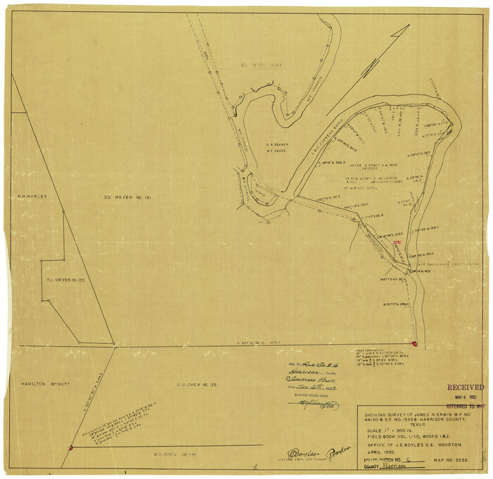 6151, Harrison County Rolled Sketch 6, General Map Collection