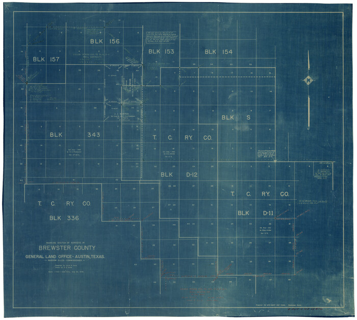 61785, Brewster County Rolled Sketch 66, General Map Collection