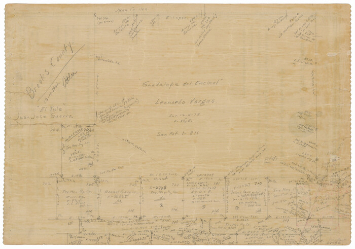 61786, Brooks County Rolled Sketch 18, General Map Collection