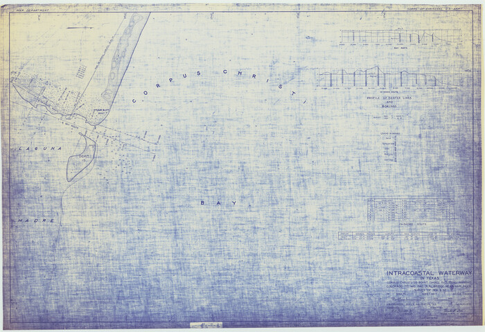 61844, Intracoastal Waterway in Texas - Corpus Christi to Point Isabel including Arroyo Colorado to Mo. Pac. R.R. Bridge Near Harlingen, General Map Collection