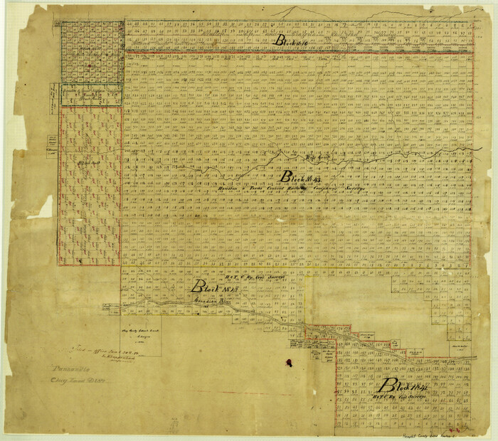 6185, Hemphill County Rolled Sketch 2, General Map Collection