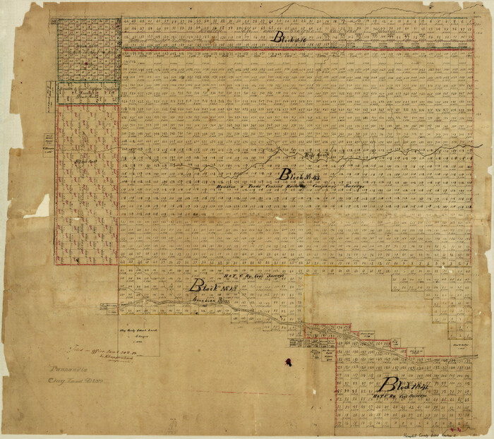 6185, Hemphill County Rolled Sketch 2, General Map Collection