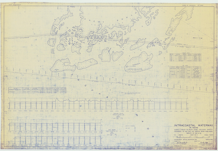 61855, Intracoastal Waterway in Texas - Corpus Christi to Point Isabel including Arroyo Colorado to Mo. Pac. R.R. Bridge Near Harlingen, General Map Collection