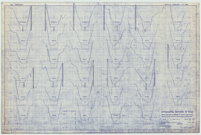 61886, Intracoastal Waterway in Texas - Corpus Christi to Point Isabel including Arroyo Colorado to Mo. Pac. R.R. Bridge Near Harlingen, General Map Collection