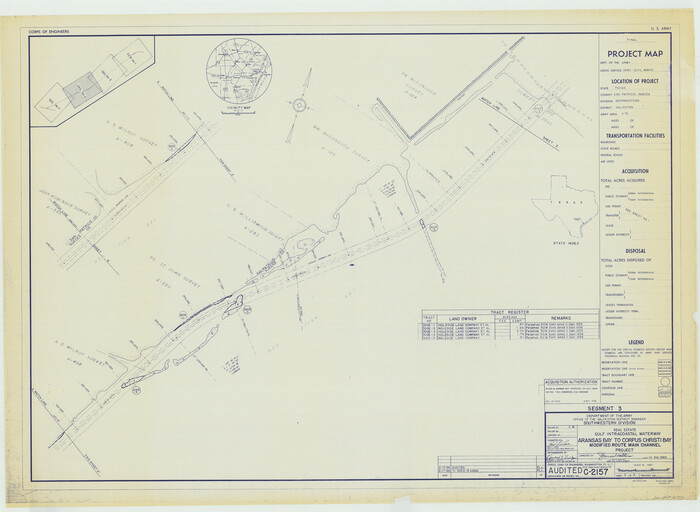 61902, Gulf Intracoastal Waterway - Aransas Bay to Corpus Christi Bay - Modified Route Main Channel, General Map Collection