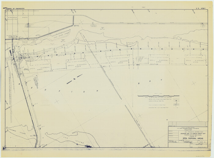 61904, Gulf Intracoastal Waterway - Aransas Bay to Corpus Christi Bay - Modified Route Main Channel, General Map Collection