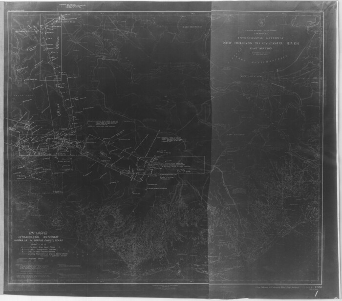 61905, Intracoastal Waterway, Houma, LA to Corpus Christi, TX, General Map Collection