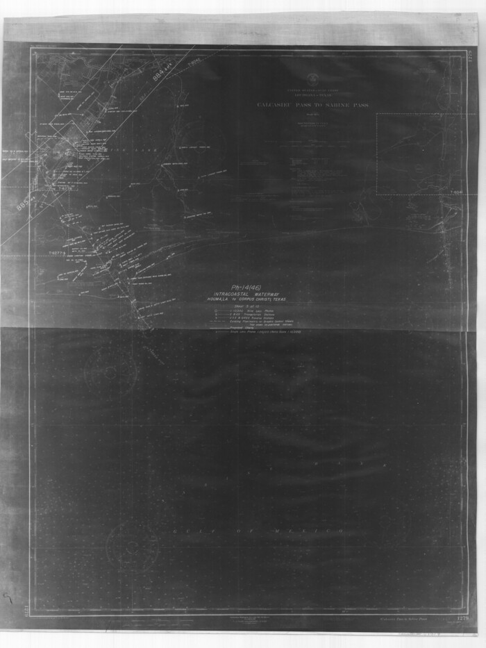 61909, Intracoastal Waterway, Houma, LA to Corpus Christi, TX, General Map Collection