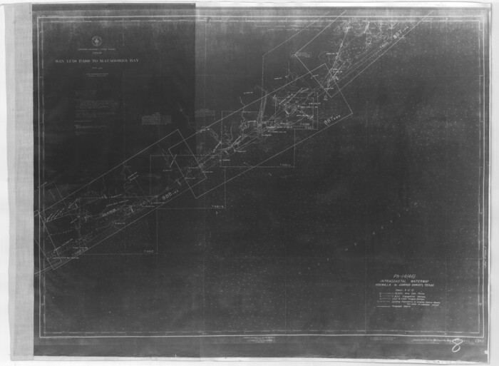 61912, Intracoastal Waterway, Houma, LA to Corpus Christi, TX, General Map Collection