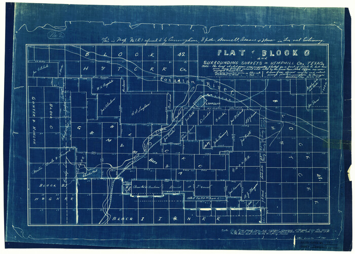 6193, Hemphill County Rolled Sketch 13, General Map Collection