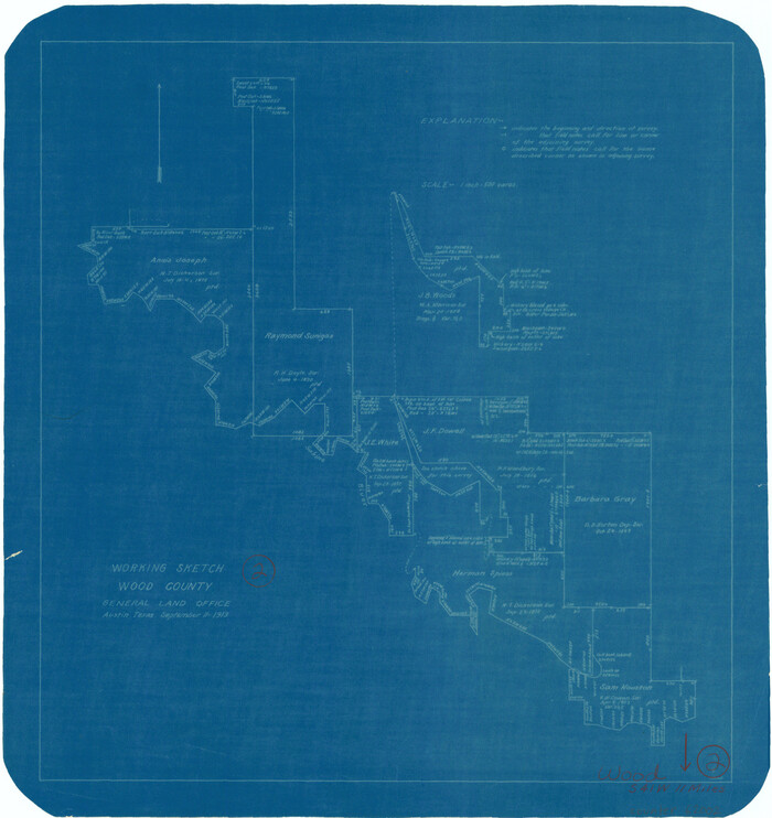 62002, Wood County Working Sketch 2, General Map Collection