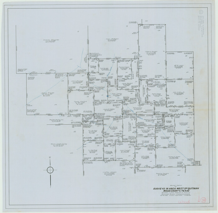62010, Wood County Working Sketch 10, General Map Collection