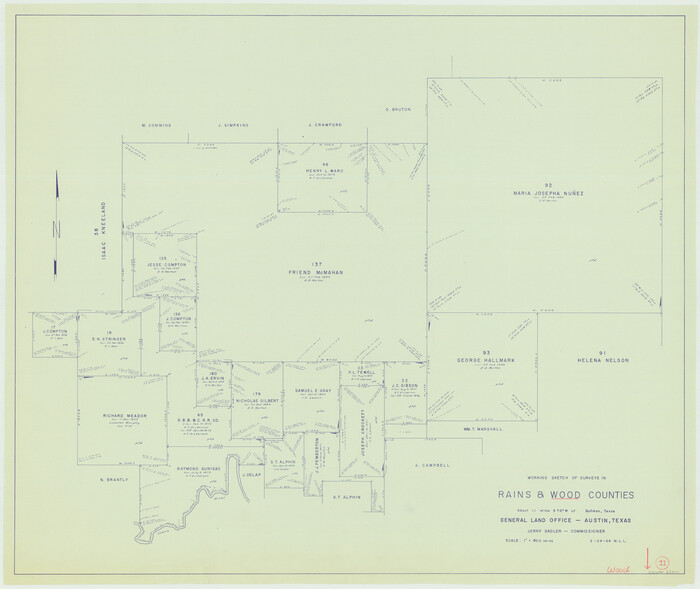62011, Wood County Working Sketch 11, General Map Collection