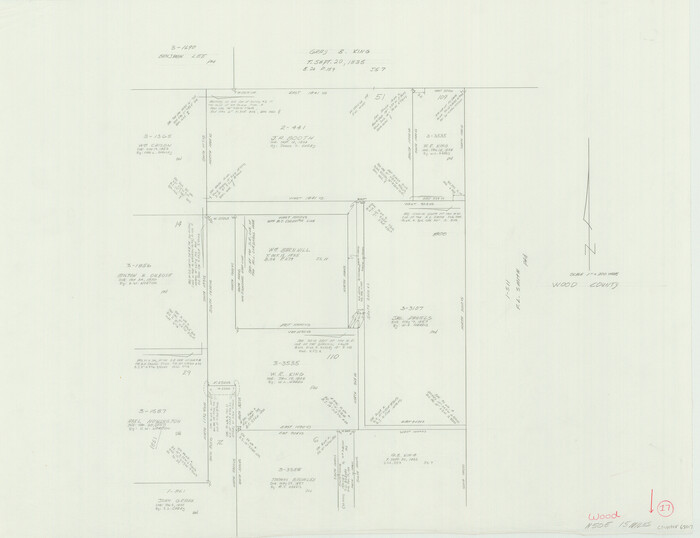 62017, Wood County Working Sketch 17, General Map Collection