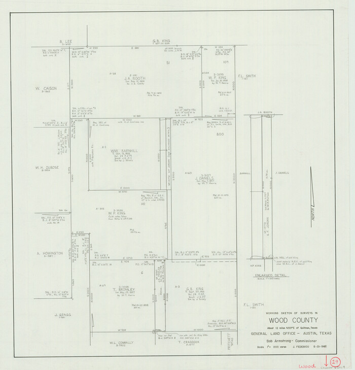 62019, Wood County Working Sketch 19, General Map Collection
