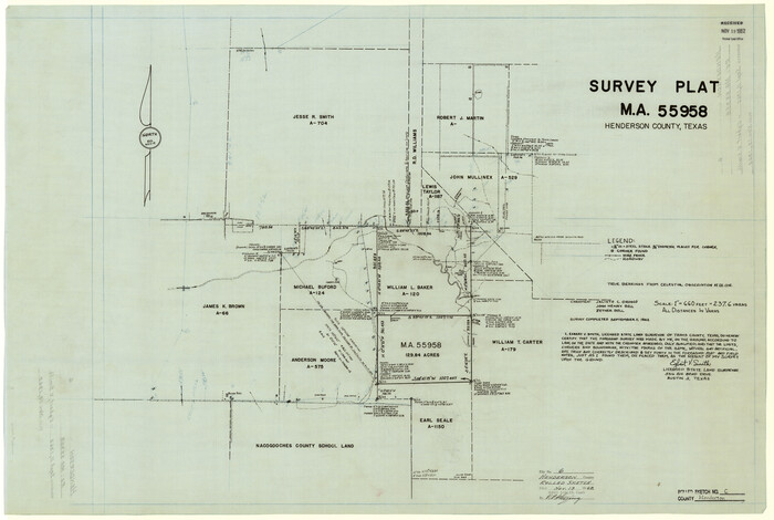 6202, Henderson County Rolled Sketch 6, General Map Collection