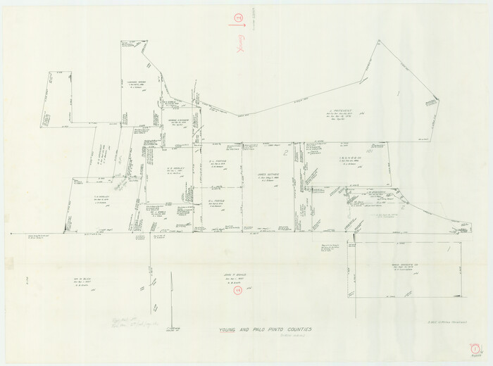 62024, Young County Working Sketch 1, General Map Collection