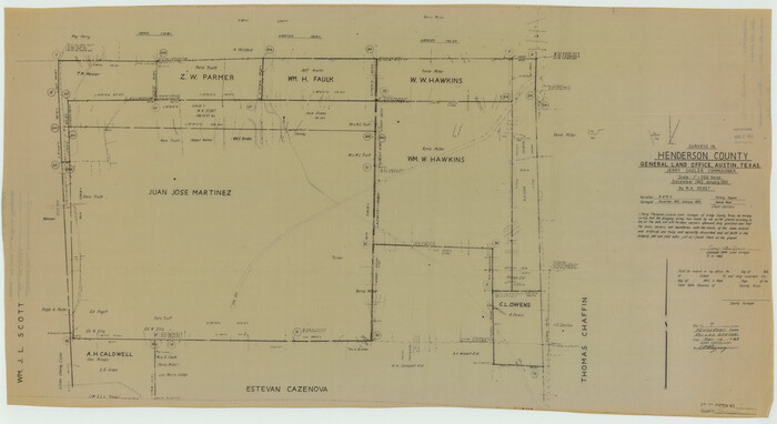 6203, Henderson County Rolled Sketch 7, General Map Collection