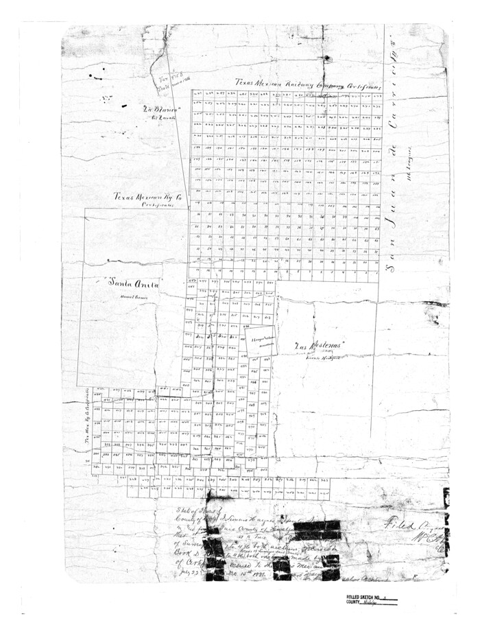 6206, Hidalgo County Rolled Sketch 3, General Map Collection