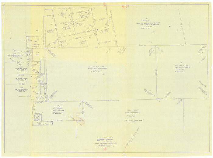 62070, Zapata County Working Sketch 19, General Map Collection