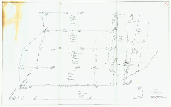 62072, Zapata County Working Sketch 21, General Map Collection
