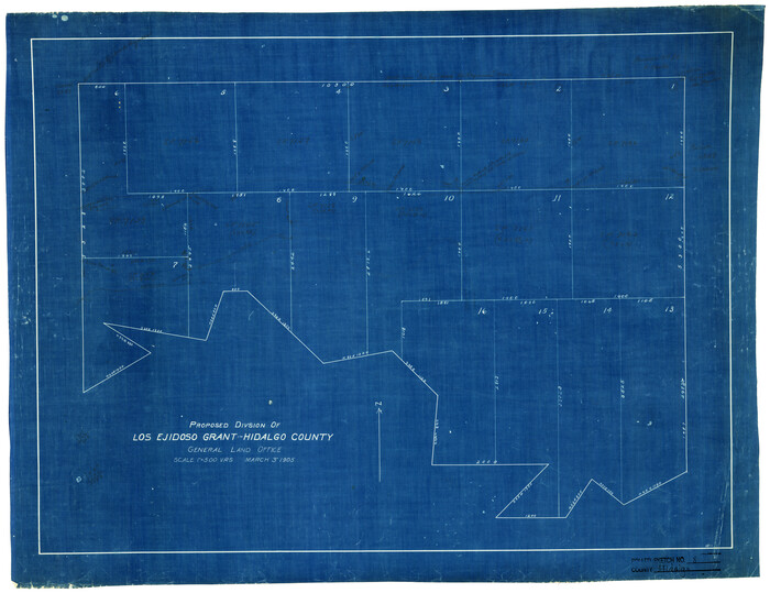 6209, Hidalgo County Rolled Sketch 8, General Map Collection