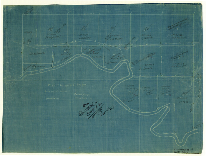 6210, Hidalgo County Rolled Sketch 9, General Map Collection