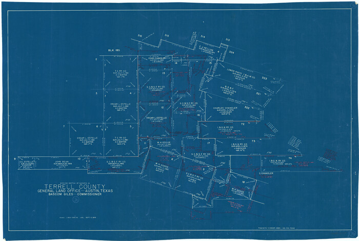 62129, Terrell County Working Sketch 36, General Map Collection