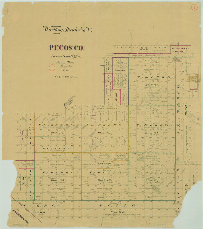 62149, Terrell County Working Sketch 1, General Map Collection