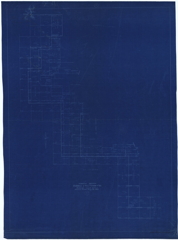 62156, Terrell County Working Sketch 7, General Map Collection