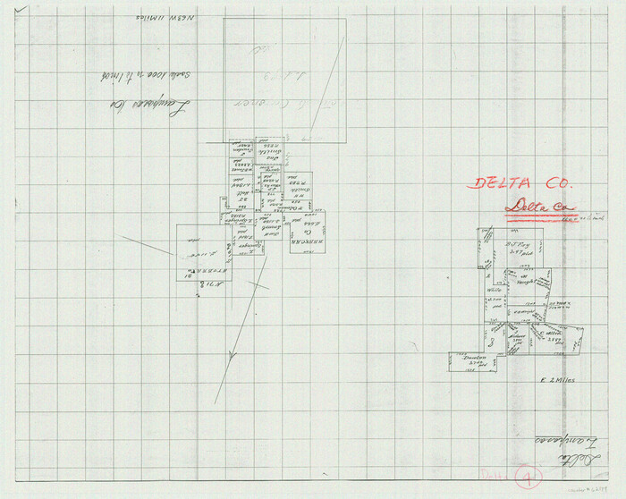 62179, Delta County Working Sketch 4, General Map Collection