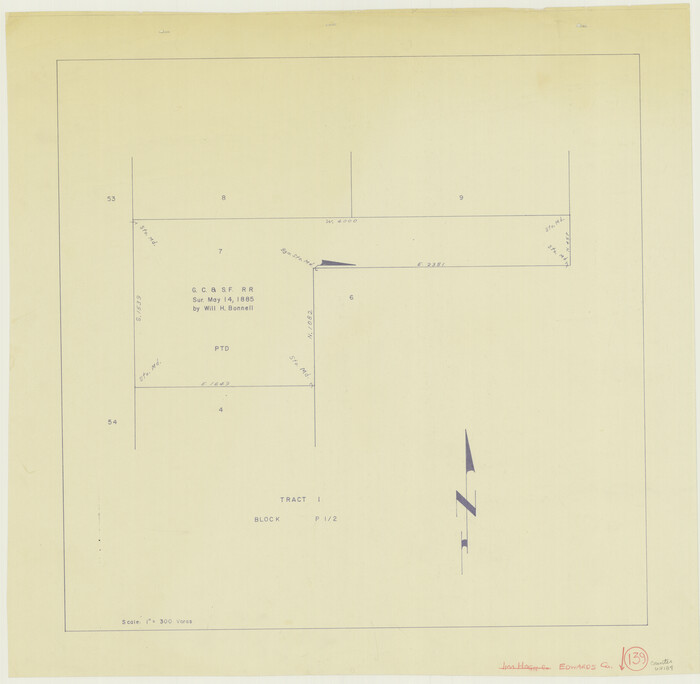 62184, Edwards County Working Sketch 139, General Map Collection