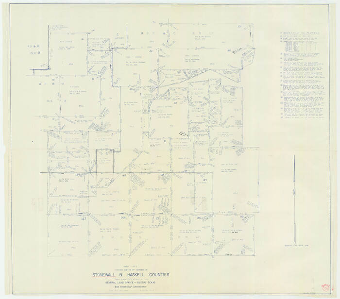 62335, Stonewall County Working Sketch 28, General Map Collection