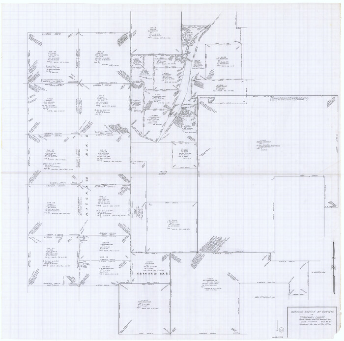 62338, Stonewall County Working Sketch 31, General Map Collection