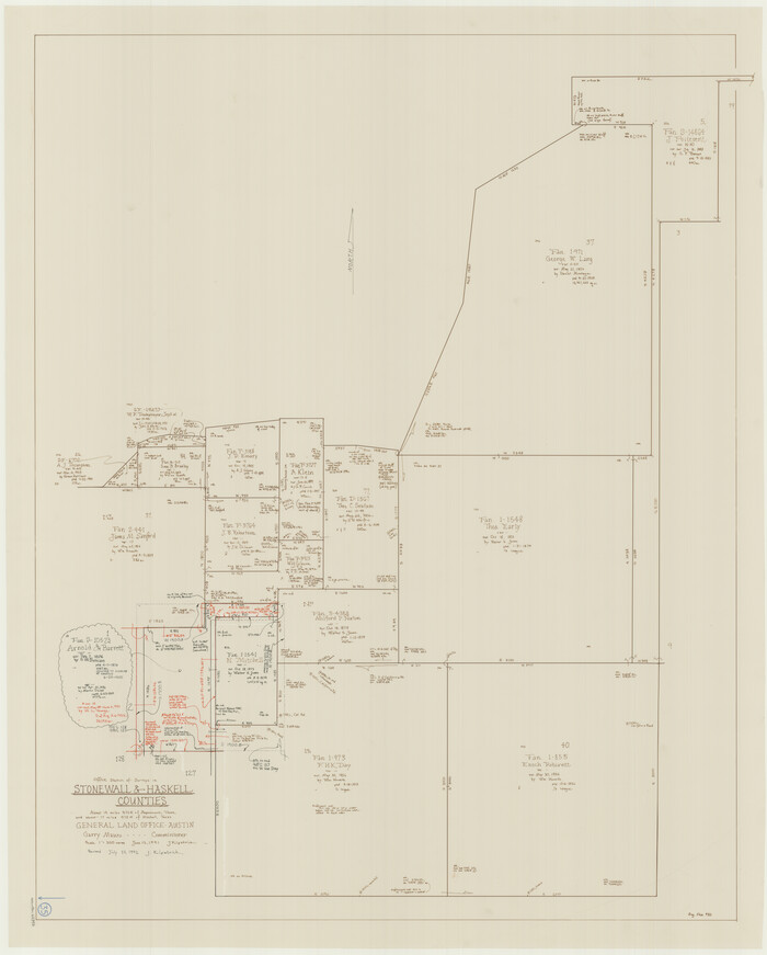 62342, Stonewall County Working Sketch 35, General Map Collection