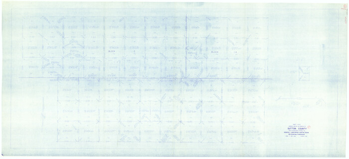 62358, Sutton County Working Sketch 15, General Map Collection