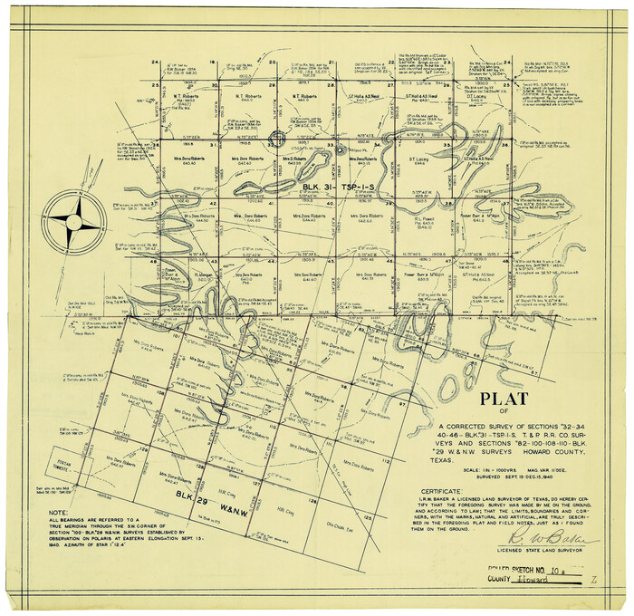 6241, Howard County Rolled Sketch 10A, General Map Collection