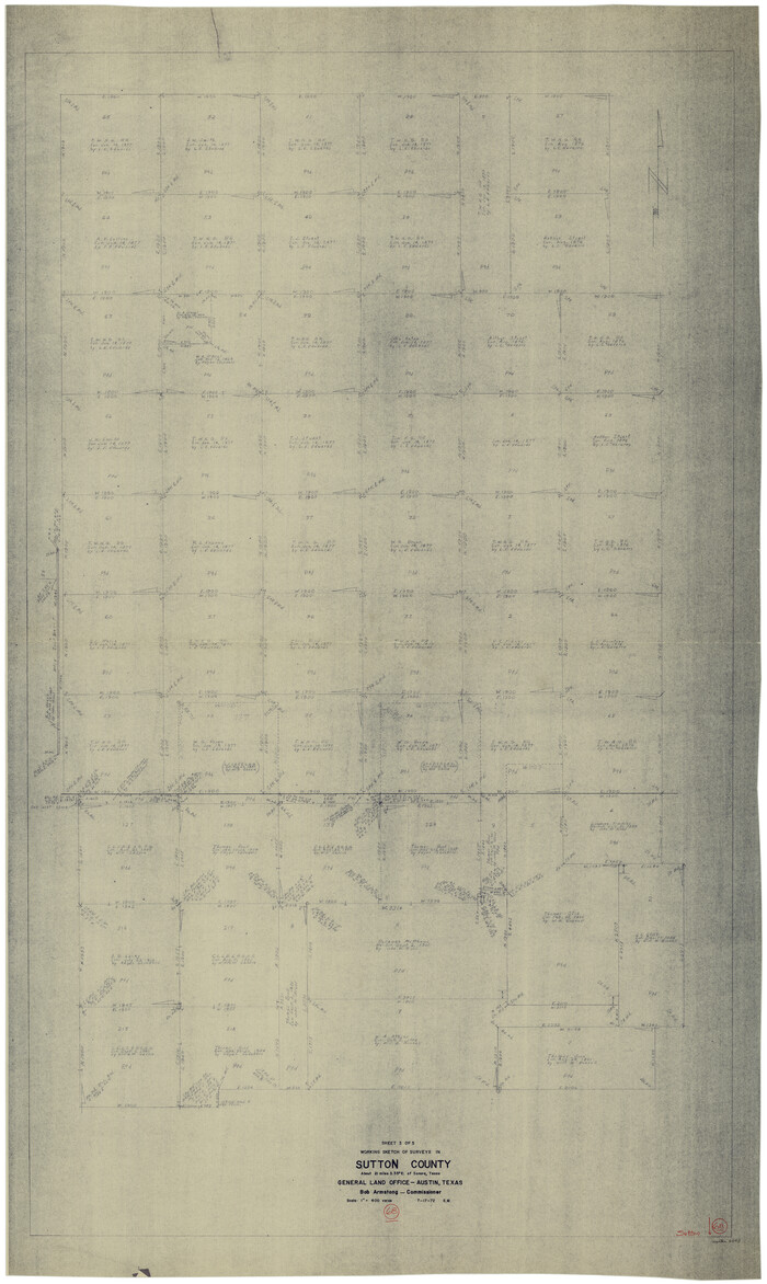 62411, Sutton County Working Sketch 68, General Map Collection
