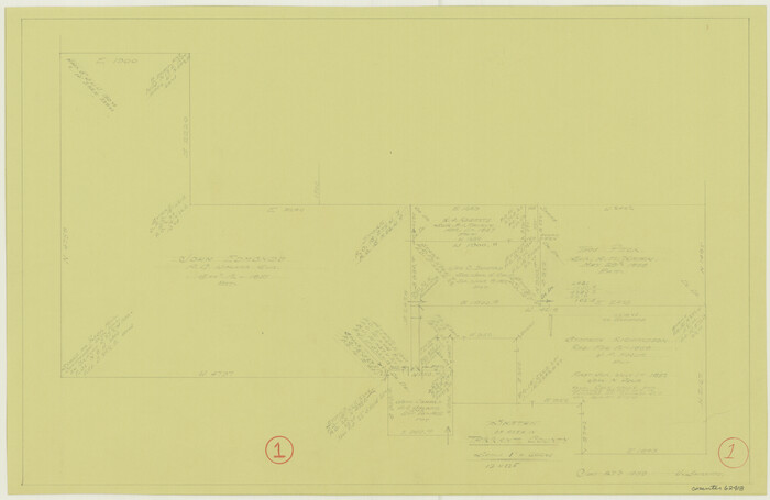 62418, Tarrant County Working Sketch 1, General Map Collection