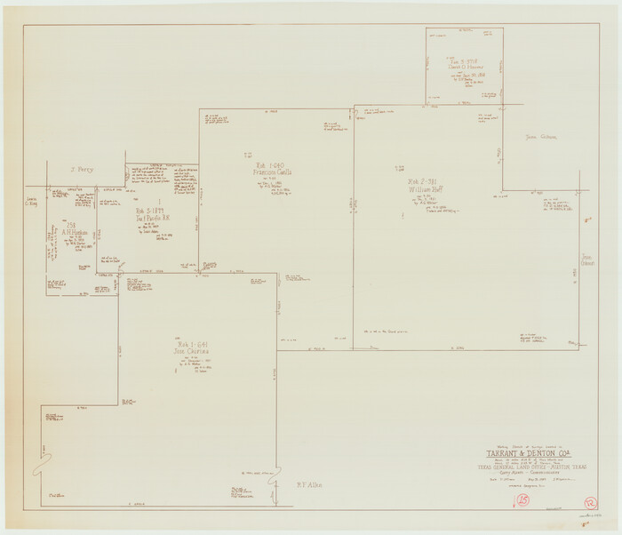 62432, Tarrant County Working Sketch 15, General Map Collection
