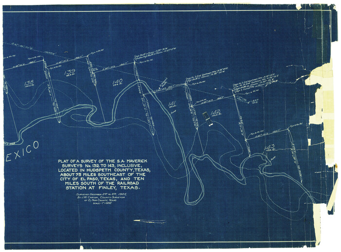 6248, Hudspeth County Rolled Sketch 35, General Map Collection
