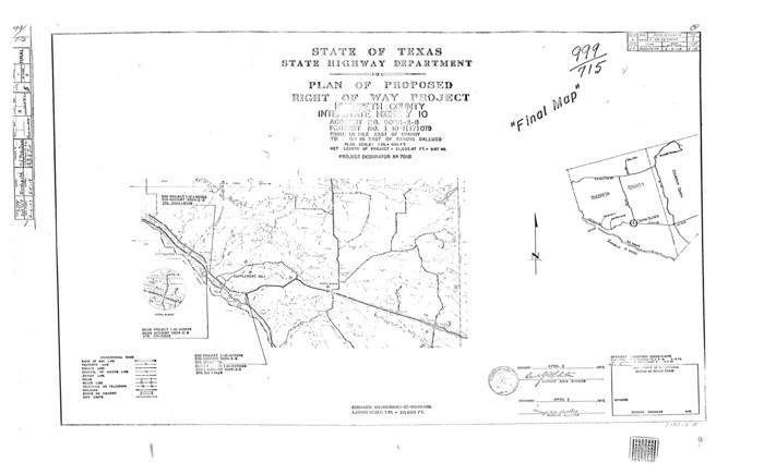 6264, Hudspeth County Rolled Sketch 69, General Map Collection