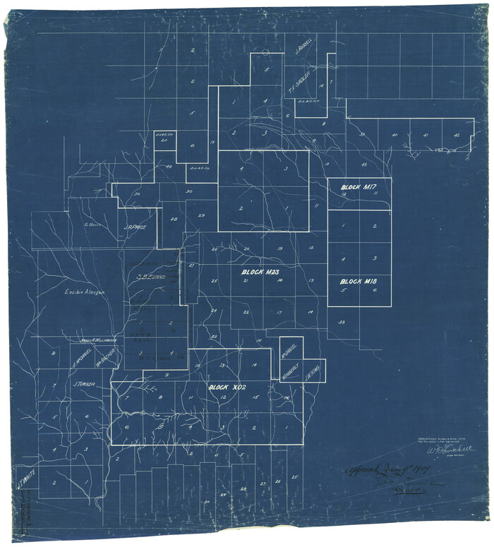 6279, Hutchinson County Rolled Sketch 8, General Map Collection