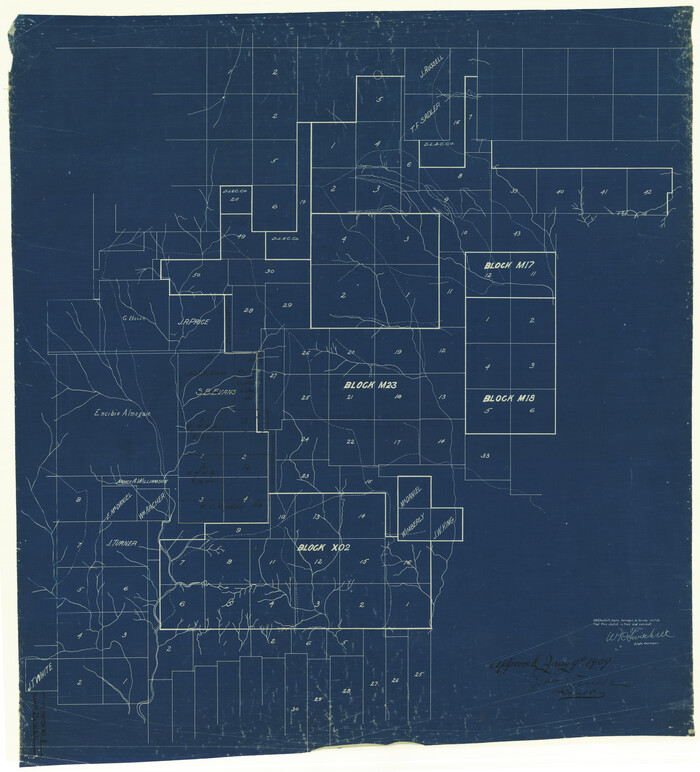 6279, Hutchinson County Rolled Sketch 8, General Map Collection