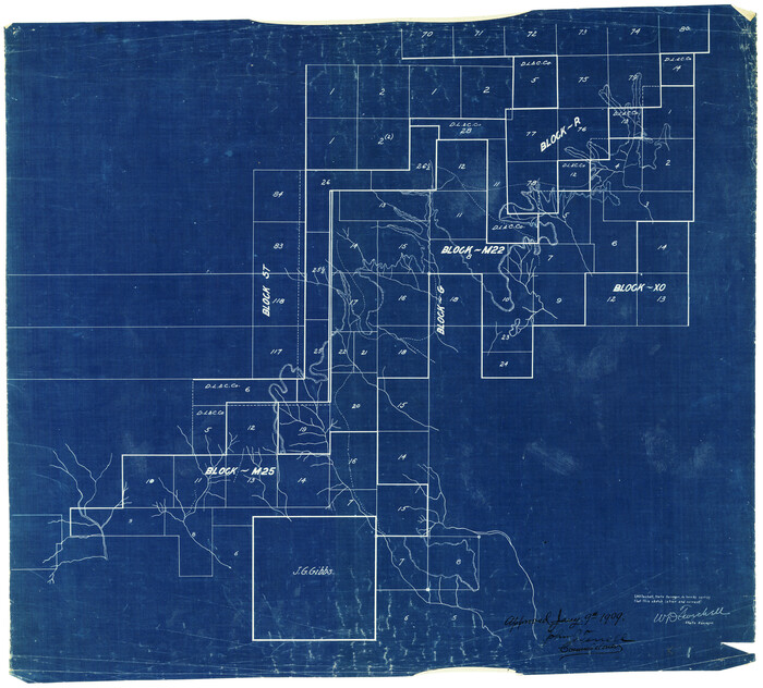 6280, Hutchinson County Rolled Sketch 9, General Map Collection