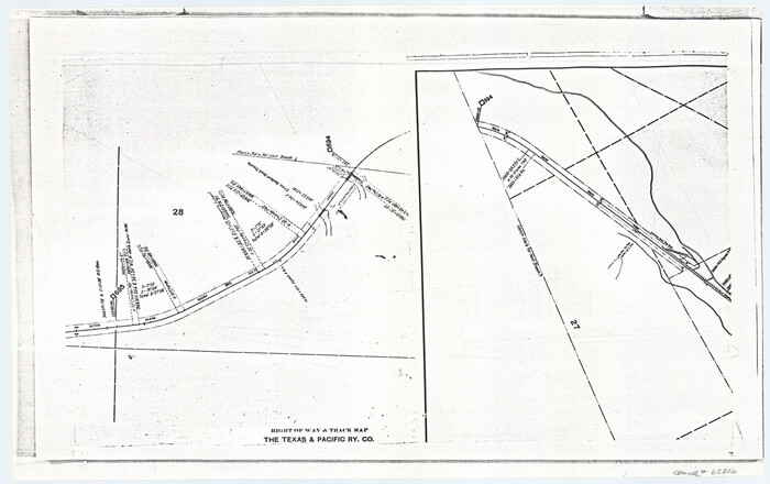 62826, Railroad Track Map, T&PRRCo., Culberson County, Texas, General Map Collection