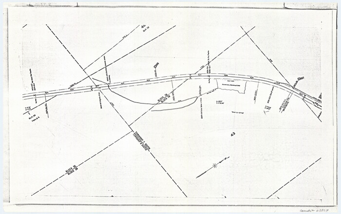 62829, Railroad Track Map, T&PRRCo., Culberson County, Texas, General Map Collection