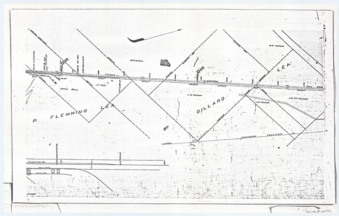 62832, Railroad Track Map, H&TCRRCo., Falls County, Texas, General Map Collection