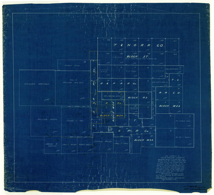 6284, Hutchinson County Rolled Sketch 16, General Map Collection